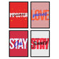 Set de láminas Pack rojos. Pósters con diseño de rótulo y mensajes motivacionales para el día a día.-Artwork-Nacnic-Nacnic Estudio SL