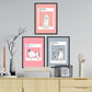 Set de láminas Pack Rusia. Pósters con ilustraciones de razas de perro en tonos cálidos y pastel.-Artwork-Nacnic-Nacnic Estudio SL