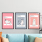 Set de láminas Pack Rusia. Pósters con ilustraciones de razas de perro en tonos cálidos y pastel.-Artwork-Nacnic-Nacnic Estudio SL