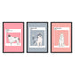 Set de láminas Pack Rusia. Pósters con ilustraciones de razas de perro en tonos cálidos y pastel.-Artwork-Nacnic-Nacnic Estudio SL