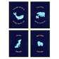 Set de láminas Pack salvaje. Pósters de mascotas para amantes de los animales.-Artwork-Nacnic-Nacnic Estudio SL