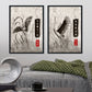Set de láminas Pack voladores. Pósters en estilo Sumi-E. Imágenes vintage de animales en tonos grises.-Artwork-Nacnic-Nacnic Estudio SL