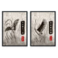 Set de láminas Pack voladores. Pósters en estilo Sumi-E. Imágenes vintage de animales en tonos grises.-Artwork-Nacnic-Nacnic Estudio SL