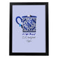 Set de láminas Primero un café. Pósters con ilustraciones para amantes del té y el café.-Artwork-Nacnic-A4-Marco Negro-Nacnic Estudio SL