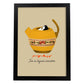 Set de láminas Sabiduría líquida. Pósters con ilustraciones para amantes del té y el café.-Artwork-Nacnic-A4-Marco Negro-Nacnic Estudio SL