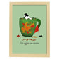 Set de láminas Sin café no. Pósters con ilustraciones para amantes del té y el café.-Artwork-Nacnic-A3-Marco Madera clara-Nacnic Estudio SL