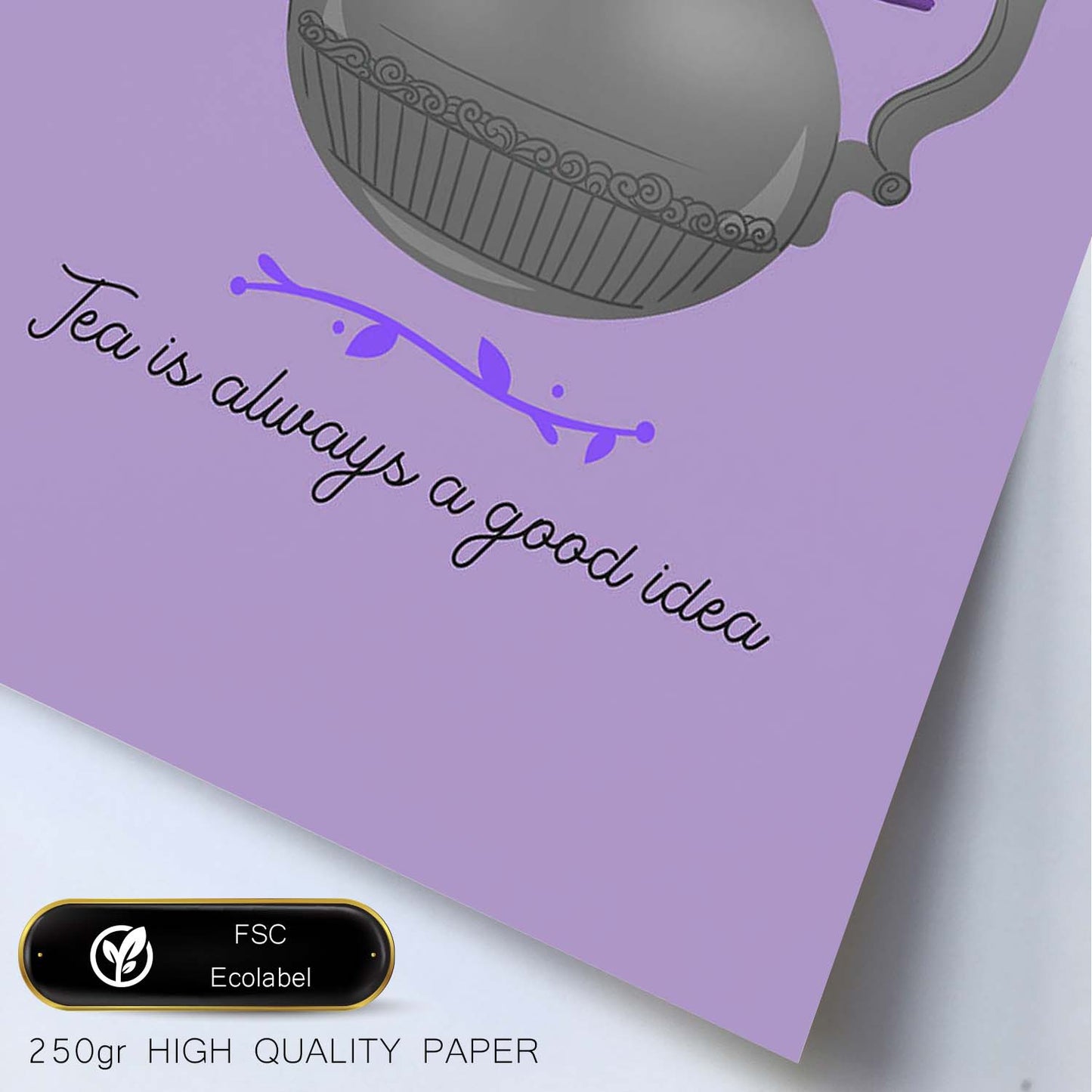 Set de láminas Una buena idea. Pósters con ilustraciones para amantes del té y el café.-Artwork-Nacnic-Nacnic Estudio SL