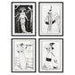 Set de láminas Vintage Blanco y negro. Pósters con las ilustraciones Art Decó de George Barbier.-Artwork-Nacnic-Nacnic Estudio SL