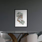 Set de posters de animales de la jungla. Lámina Tigre Leopardo con diseño de animales, flores y plantas de la jungla.-Artwork-Nacnic-Nacnic Estudio SL