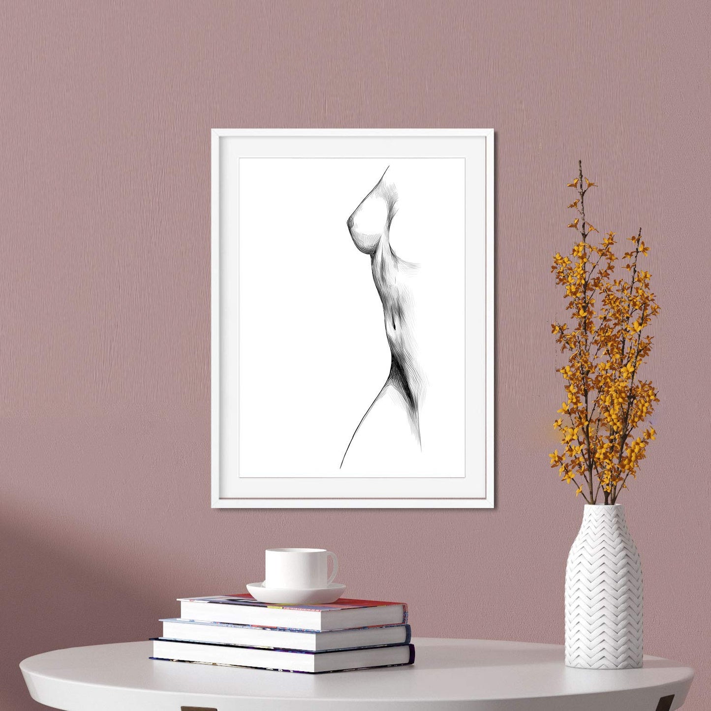 Set de posters eróticos. Láminas Brazos y piernas femeninas dibujadas con imágenes sensuales del cuerpo femenino.-Artwork-Nacnic-Nacnic Estudio SL