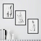 Set de posters eróticos. Láminas Culo piernas y brazos dibujadas con imágenes sensuales del cuerpo femenino.-Artwork-Nacnic-Nacnic Estudio SL