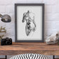 Set de posters eróticos. Láminas Frontal artistico dibujadas con imágenes sensuales del cuerpo femenino.-Artwork-Nacnic-Nacnic Estudio SL