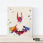 Set de Tres láminas para enmarcar Batman. Pack de Posters de Batman. Laminas de El Caballero Oscuro en .-Artwork-Nacnic-Nacnic Estudio SL