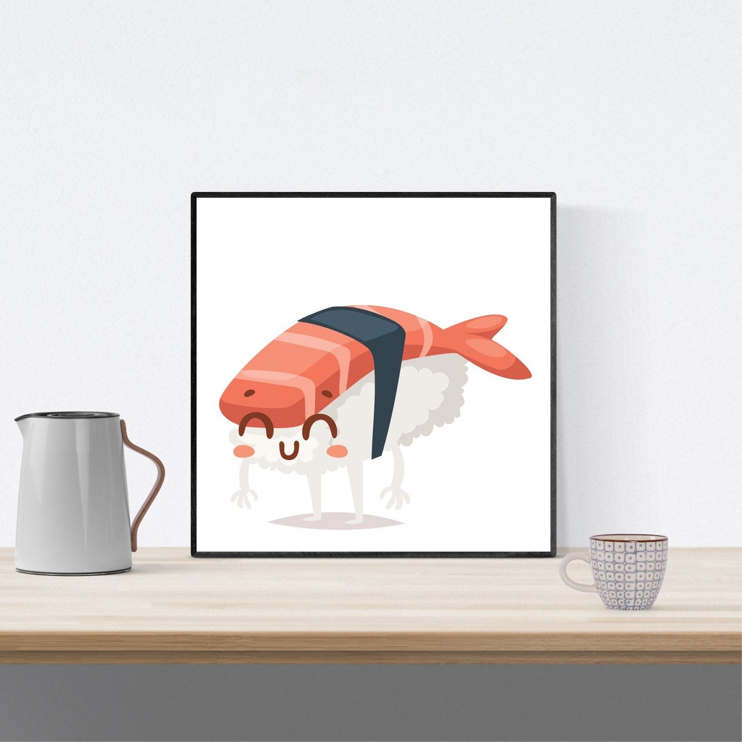 Set de tres láminas SUSHI. Pack de tres poster para enmarcar con imágenes de sushi.-Artwork-Nacnic-Nacnic Estudio SL