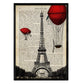 Set of 4 sheets of Cities. London, Barcelona, Moscow, Paris. A4. Frameless-Artwork-Nacnic-Nacnic Estudio SL
