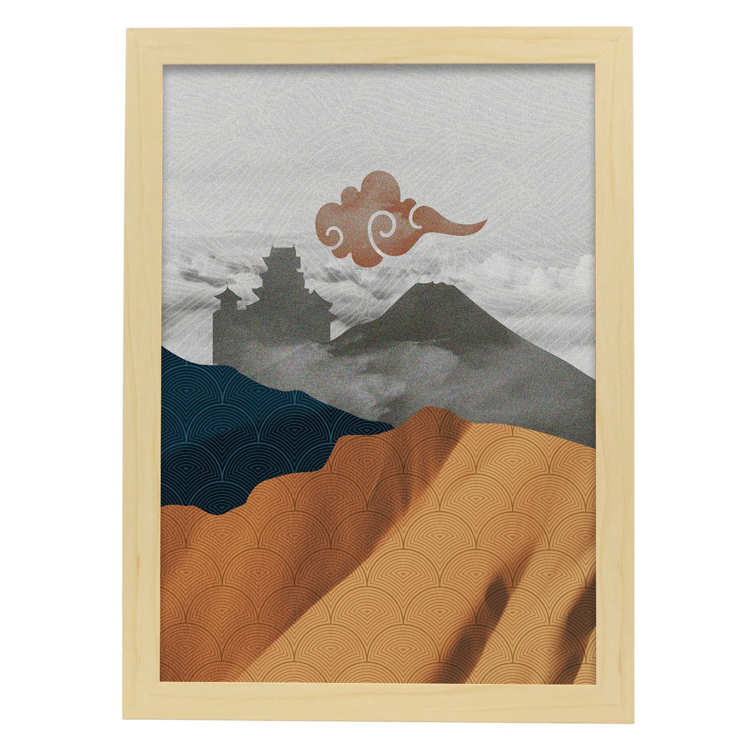 Smokey Mountain-Artwork-Nacnic-A3-Marco Madera clara-Nacnic Estudio SL