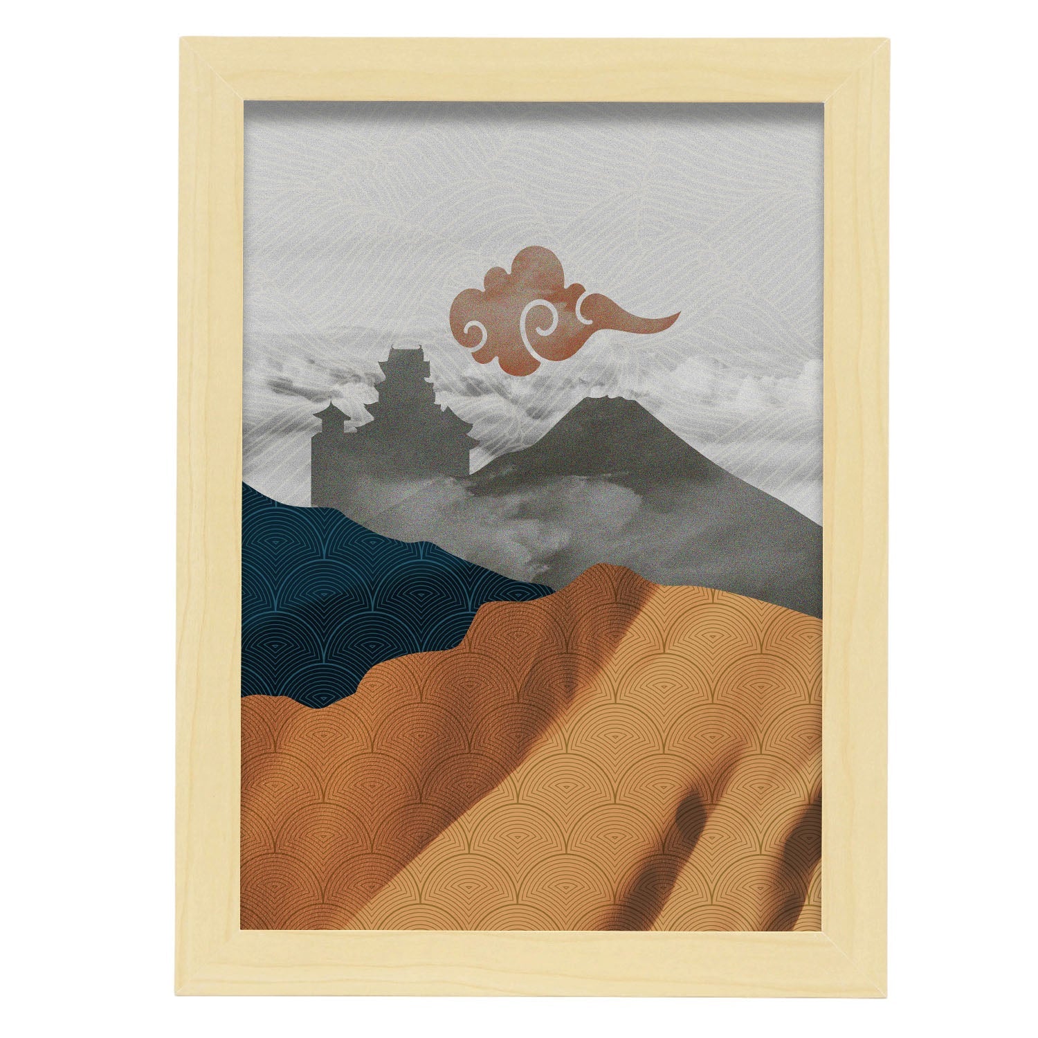 Smokey Mountain-Artwork-Nacnic-A4-Marco Madera clara-Nacnic Estudio SL