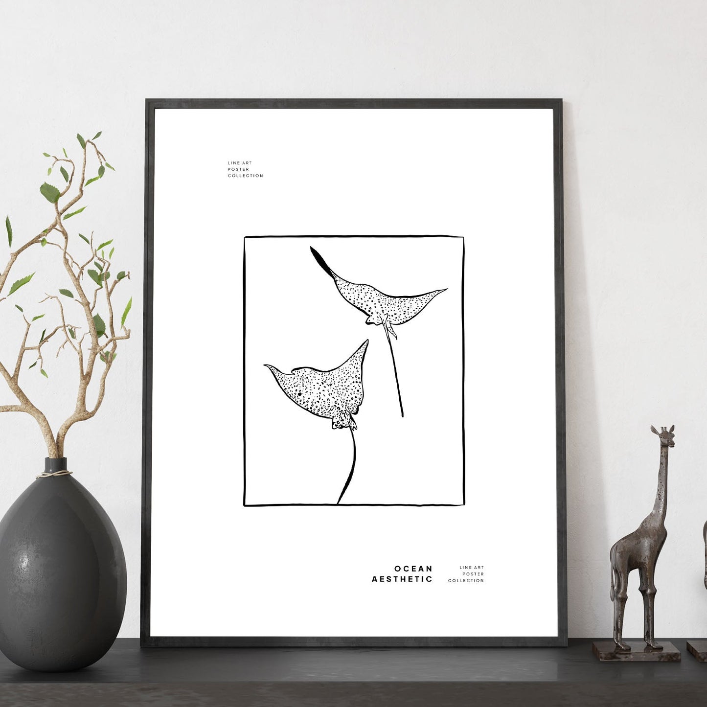 Spotted eagle rays-Artwork-Nacnic-Nacnic Estudio SL