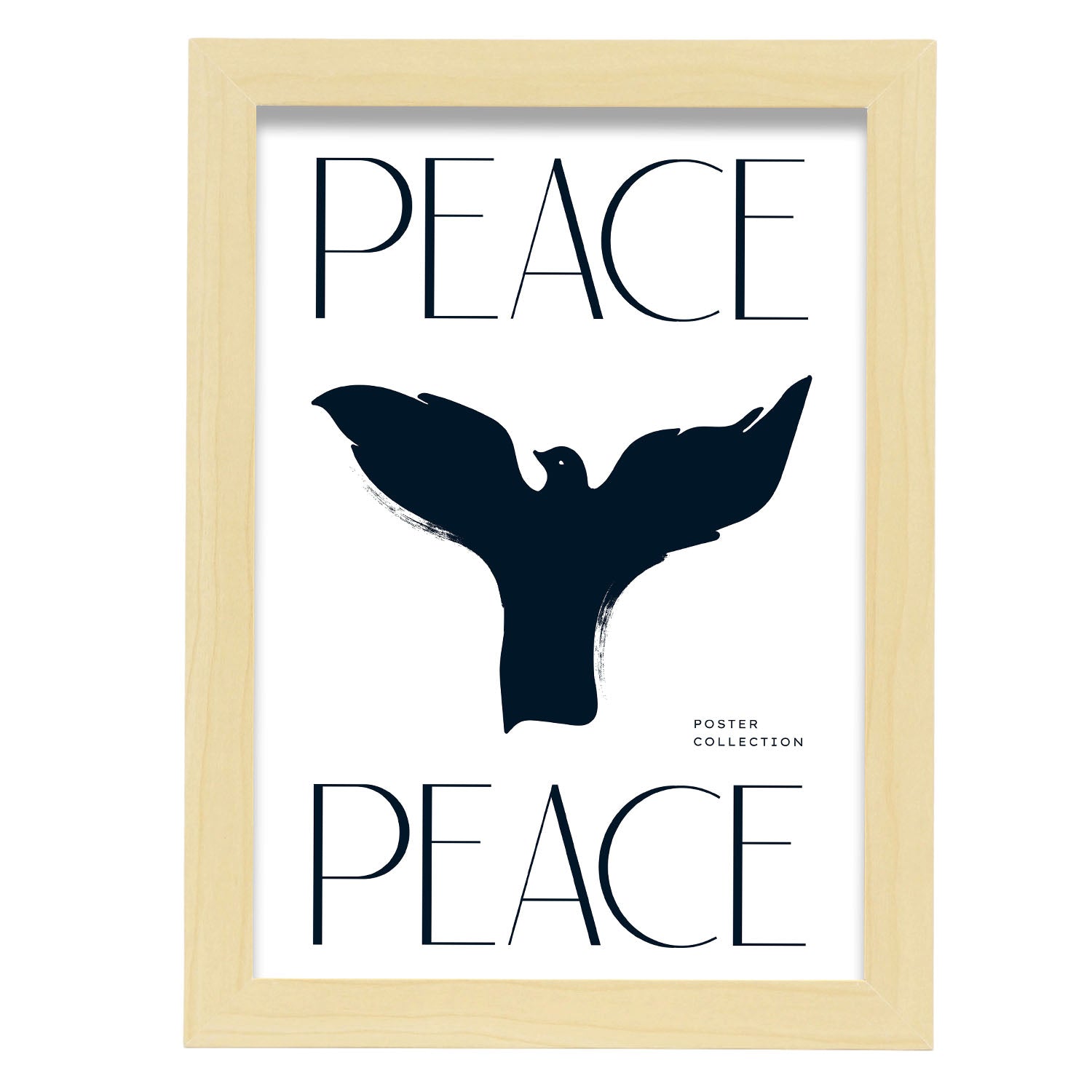Spread Peace-Artwork-Nacnic-A4-Marco Madera clara-Nacnic Estudio SL