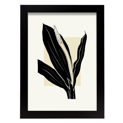 Staghorn Fern-Artwork-Nacnic-A4-Sin marco-Nacnic Estudio SL