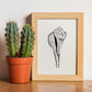 Stripped Fox conch-Artwork-Nacnic-Nacnic Estudio SL