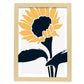 Sunflower-Artwork-Nacnic-A3-Marco Madera clara-Nacnic Estudio SL