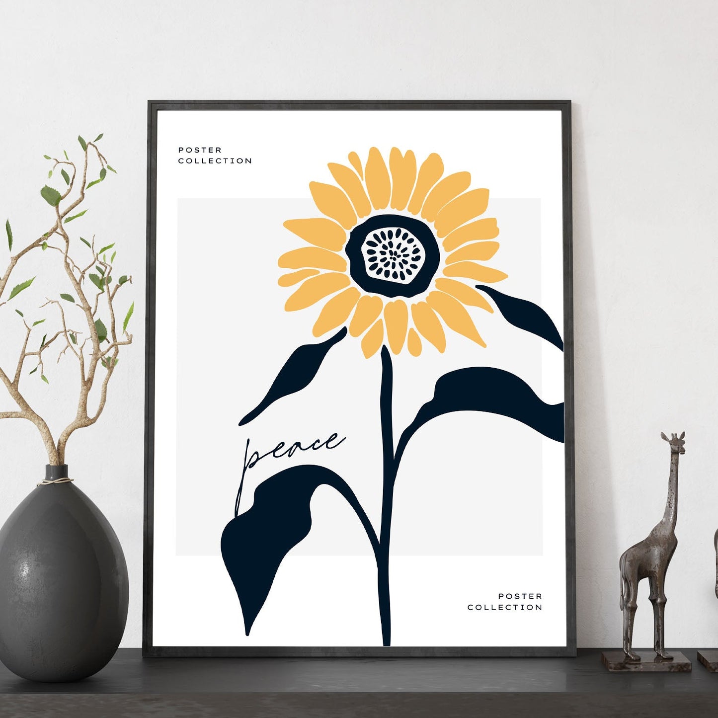 Sunflower peace-Artwork-Nacnic-Nacnic Estudio SL