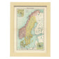 Sweden Norway-Artwork-Nacnic-A4-Marco Madera clara-Nacnic Estudio SL