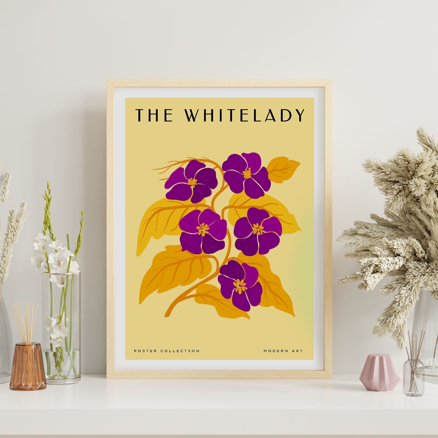 The White Lady Violet-Artwork-Nacnic-Nacnic Estudio SL