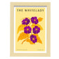 The White Lady Violet-Artwork-Nacnic-A4-Marco Madera clara-Nacnic Estudio SL