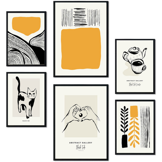 Thick Black Ink Posters. Home. Artistic and Abstract Aesthetic-Artwork-Nacnic-Nacnic Estudio SL