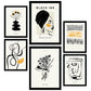 Thick Black Ink Posters. Natural. Artistic and Abstract Aesthetic-Artwork-Nacnic-Nacnic Estudio SL