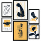 Thick Black Ink Posters. Peace is Strong.-Artwork-Nacnic-Nacnic Estudio SL