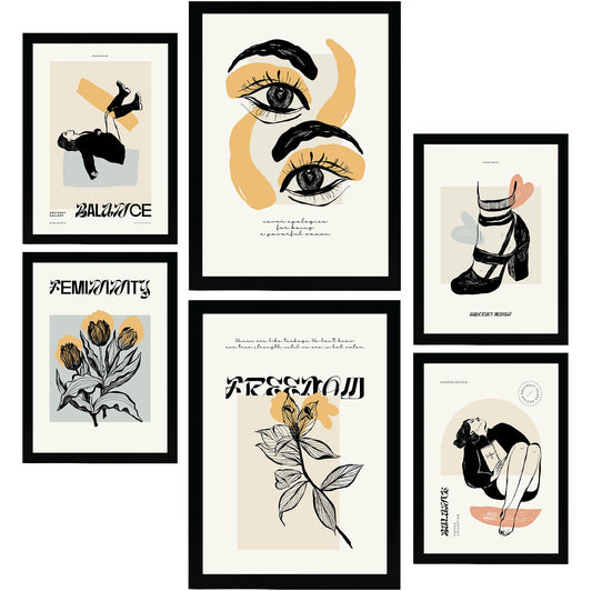 Thick Black Ink Posters. Powerful.-Artwork-Nacnic-Nacnic Estudio SL