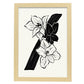 TIger Lily-Artwork-Nacnic-A3-Marco Madera clara-Nacnic Estudio SL