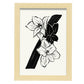 TIger Lily-Artwork-Nacnic-A4-Marco Madera clara-Nacnic Estudio SL