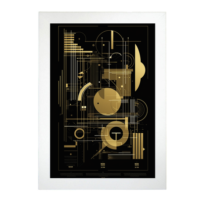 Póster Bauhaus Proporción Áurea