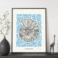 Topview Florida seashell-Artwork-Nacnic-Nacnic Estudio SL