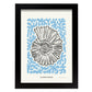 Topview Florida seashell-Artwork-Nacnic-A4-Sin marco-Nacnic Estudio SL