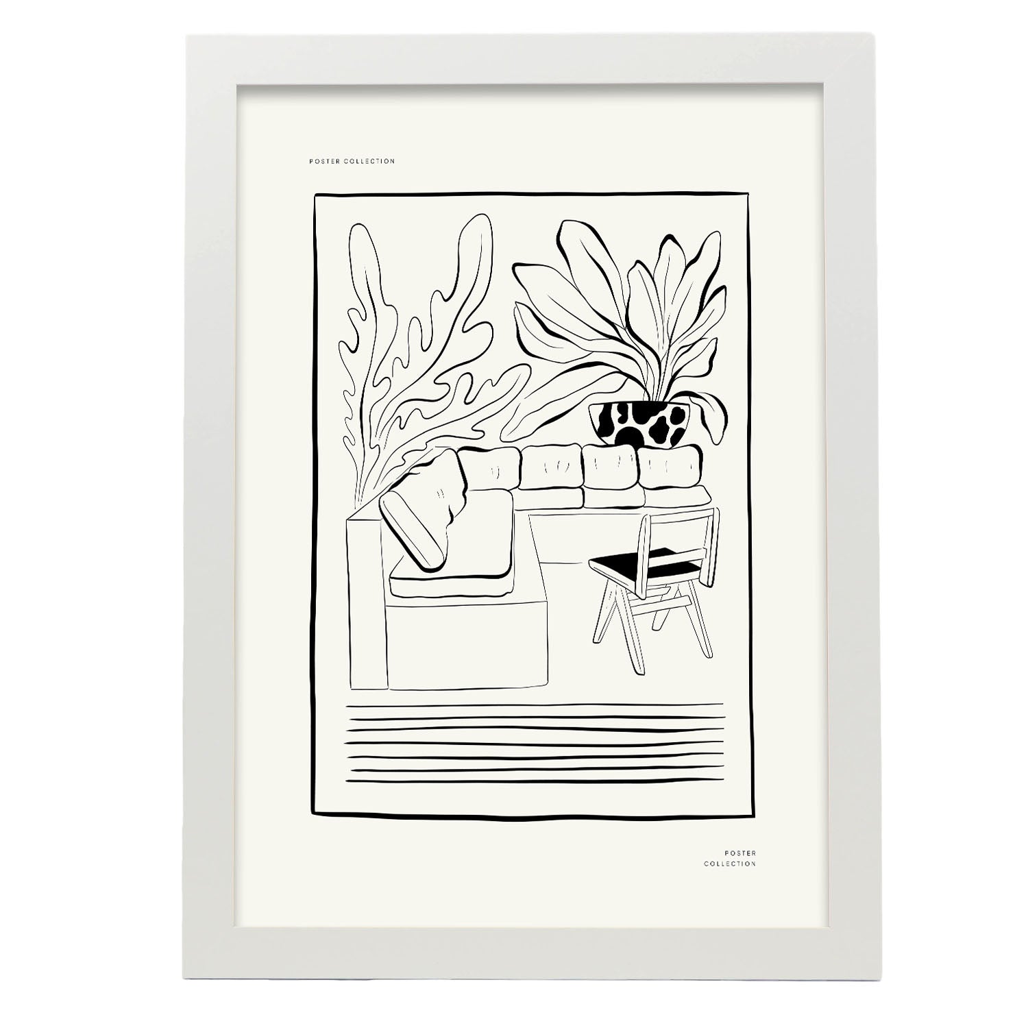 Tropical inspired Livingroom-Artwork-Nacnic-A3-Marco Blanco-Nacnic Estudio SL
