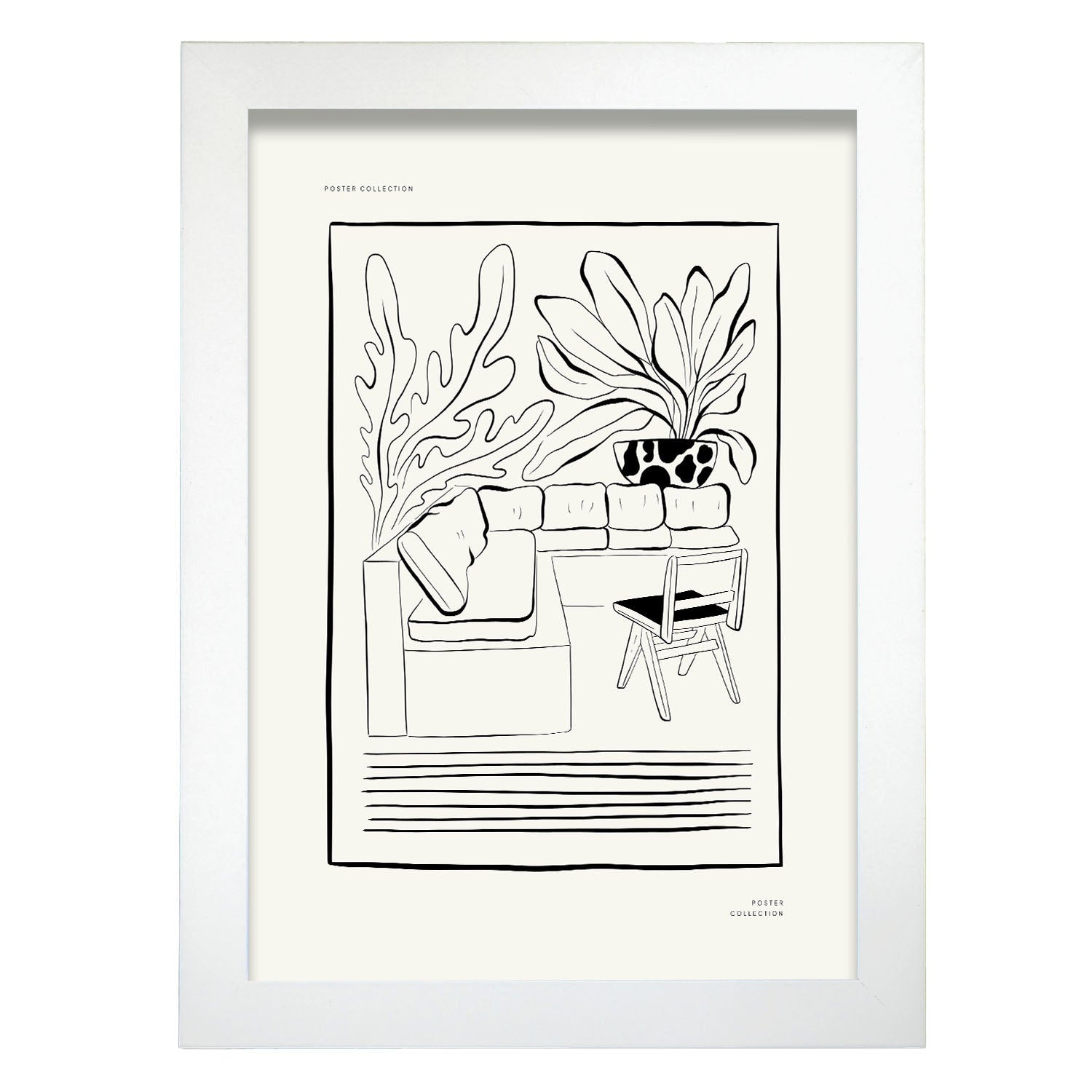 Tropical inspired Livingroom-Artwork-Nacnic-A4-Marco Blanco-Nacnic Estudio SL