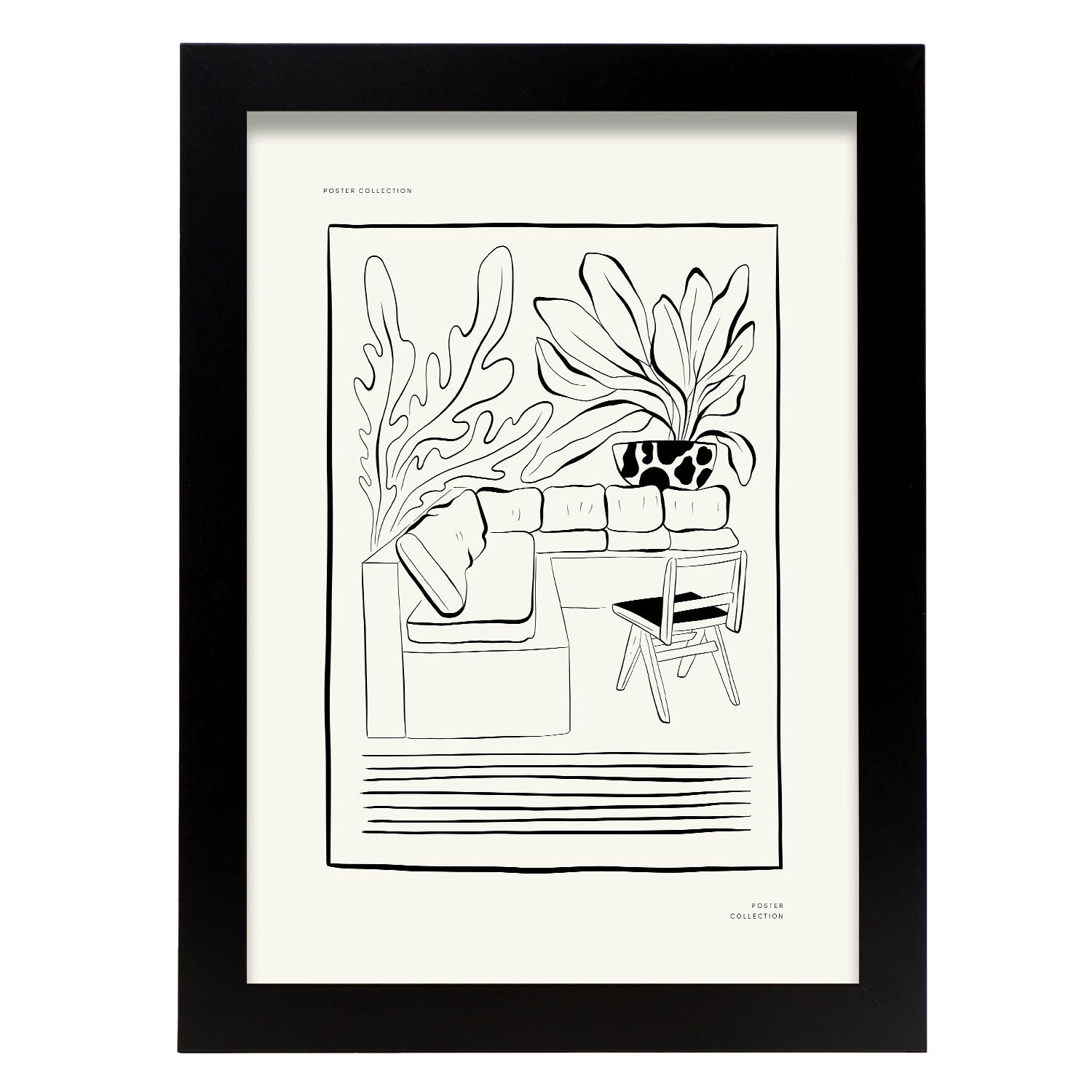 Tropical inspired Livingroom-Artwork-Nacnic-A4-Sin marco-Nacnic Estudio SL