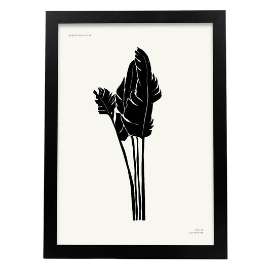 Tropical Leaf-Artwork-Nacnic-A3-Sin marco-Nacnic Estudio SL