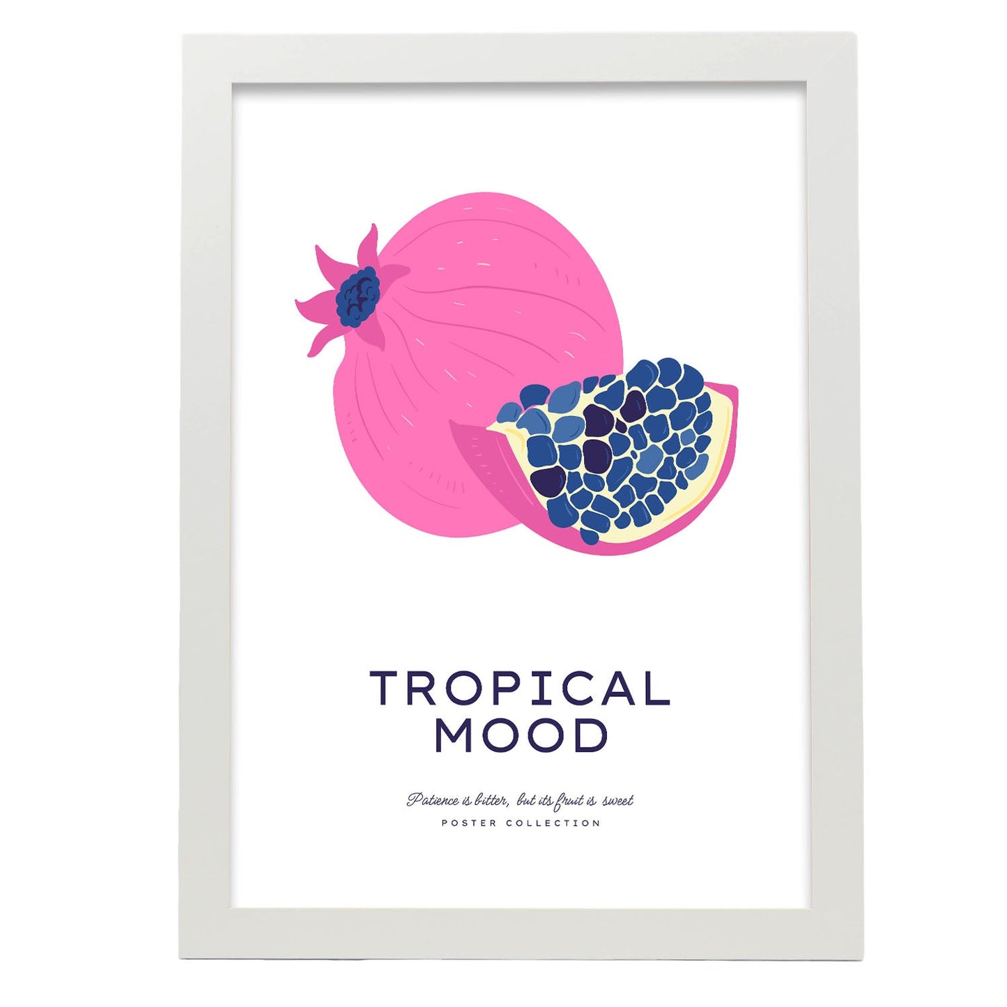 Tropical Mood Pomegranate-Artwork-Nacnic-A3-Marco Blanco-Nacnic Estudio SL