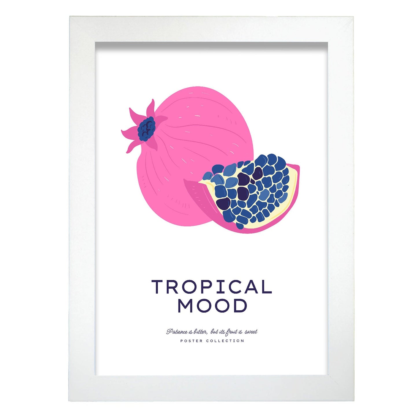 Tropical Mood Pomegranate-Artwork-Nacnic-A4-Marco Blanco-Nacnic Estudio SL