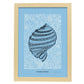 True tulip shell-Artwork-Nacnic-A3-Marco Madera clara-Nacnic Estudio SL