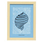 True tulip shell-Artwork-Nacnic-A4-Marco Madera clara-Nacnic Estudio SL