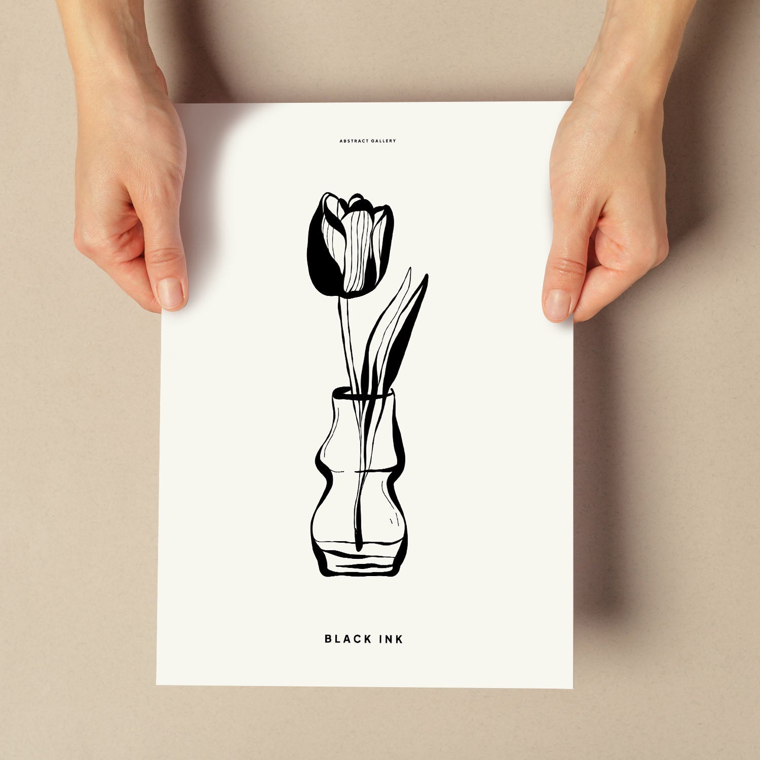 Tulip Flower-Artwork-Nacnic-Nacnic Estudio SL
