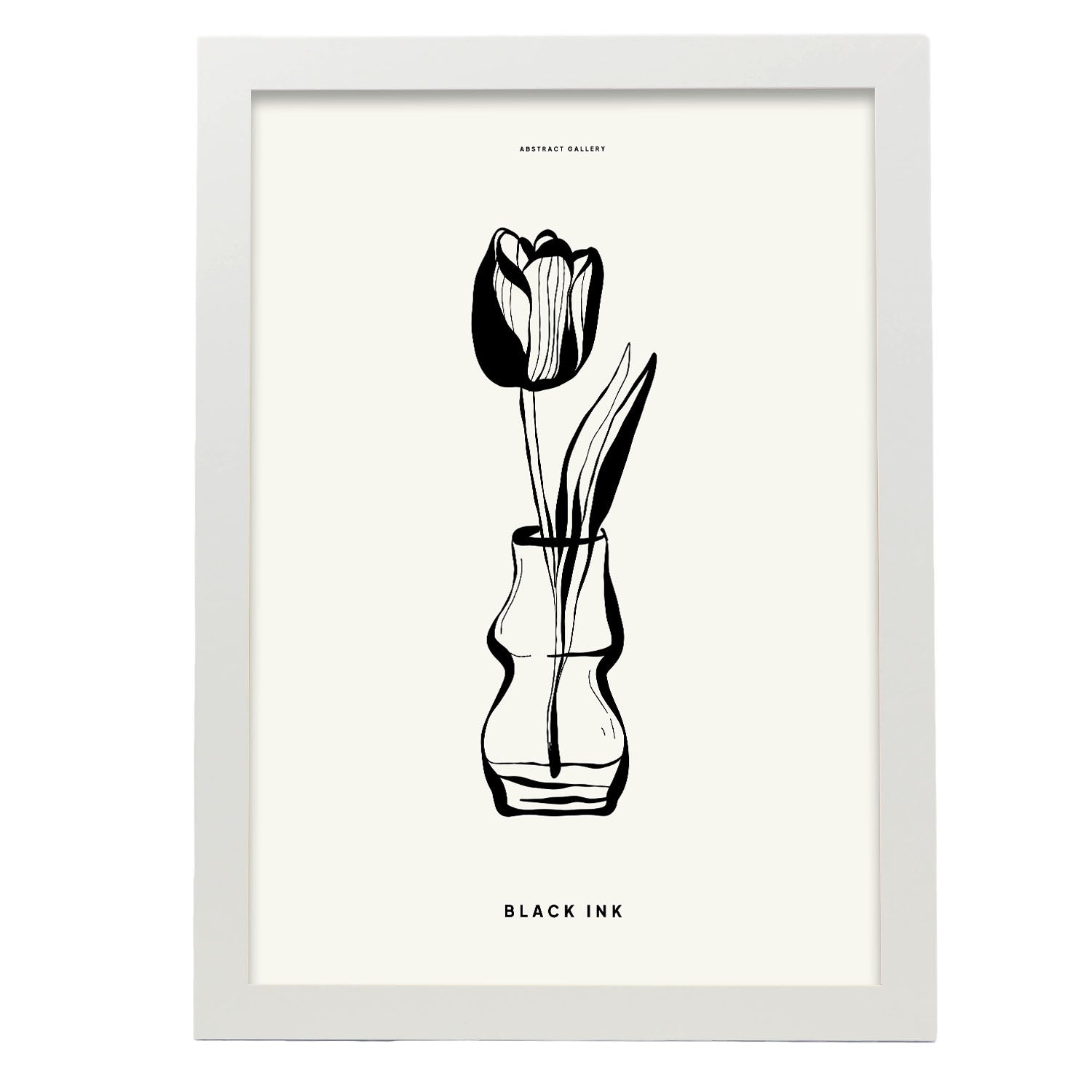 Tulip Flower-Artwork-Nacnic-A3-Marco Blanco-Nacnic Estudio SL