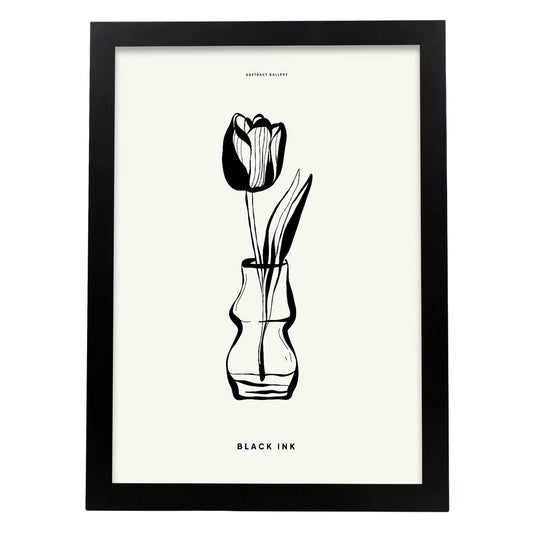 Tulip Flower-Artwork-Nacnic-A3-Sin marco-Nacnic Estudio SL